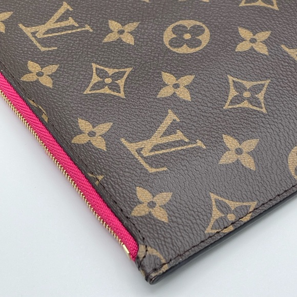 Louis Vuitton Saint Barth Neverfull Pivone Pochette Clutch Wristlet Pouch Rare - Picture 7 of 15